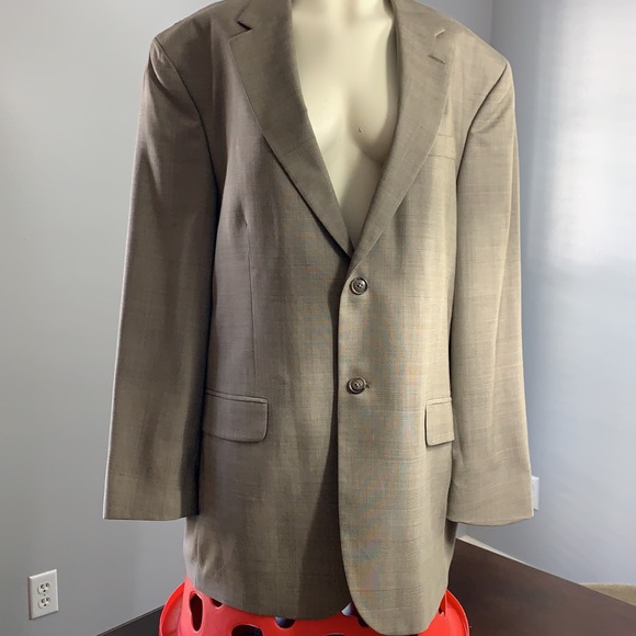 Men’s Stafford Suit Top & Pants Sz 44R Pants 34X30 - Picture 4 of 17